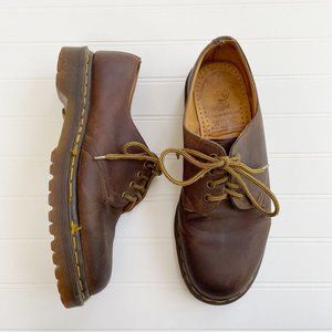 Dr. Martens Shoes Oxford Vintage  Made in England Leather Brown